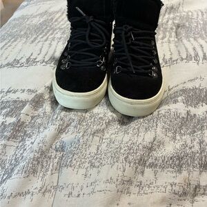Marc Fisher Black High-Top Sneakers